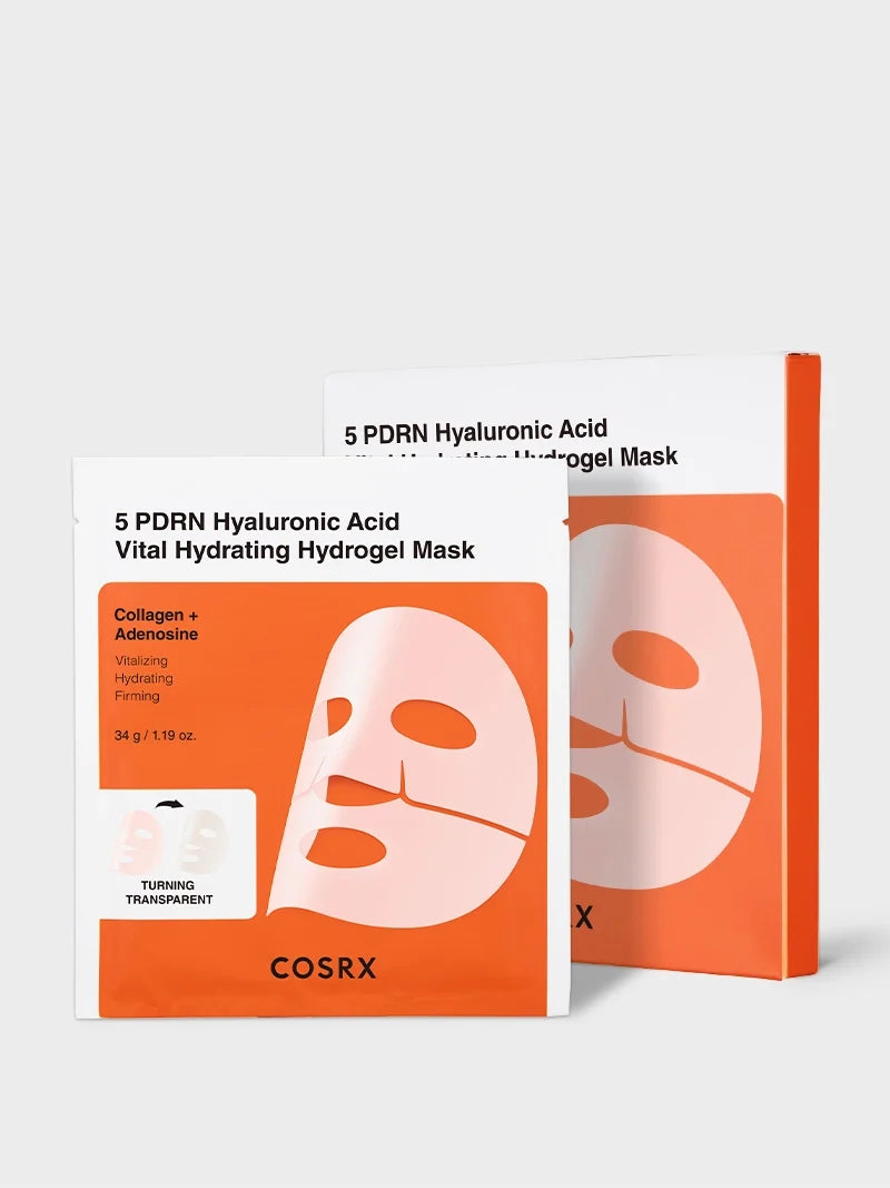 COSRX 5 PDRN Hyaluronic Acid Vital Hydrating Hydrogel Mask маска за лице