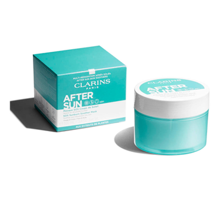 Clarins SOS Sunburn Soother Mask продукт за след слънце 100 мл