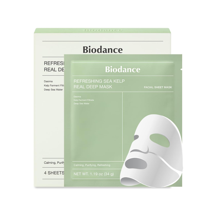 Biodance Refreshing Sea Kelp Real Deep Mask маска за лице 4 бр