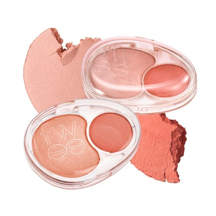 fwee Mellow Dual Blush CR01 Juicy Smile руж 7,2 г