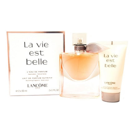 Lancôme La Vie Est Belle козметичен комплект EDP за жени — парфюмна вода 50 мл и лосион за тяло 50 мл