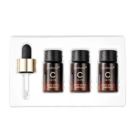 medicube Deep Vita C Ampoule Brightening And Firming Ampoule With Vitamin C серум за лице 30 мл