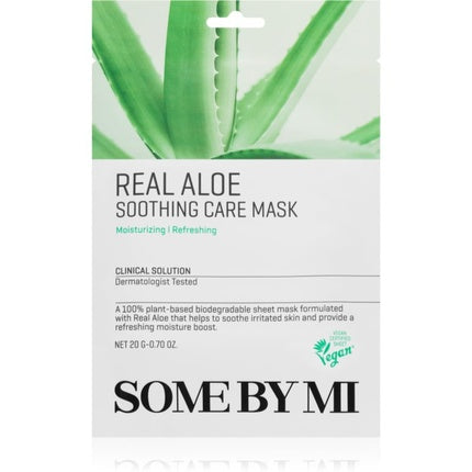 SOME BY MI Real Aloe Soothing Care Mask маска за лице 20 г