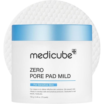 medicube Zero Pore Madecassoside Pads Mild тонер 70 бр