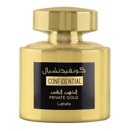 Lattafa Confidential Private Gold парфюмна вода EDP унисекс 100 мл