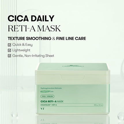 VT Cosmetics Cica Reti-A Mask маска за лице 30 бр
